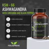 KSM 66 Ashwaganda with Curcumin & Black Pepper (60)